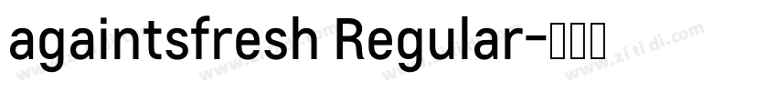 againtsfresh Regular字体转换